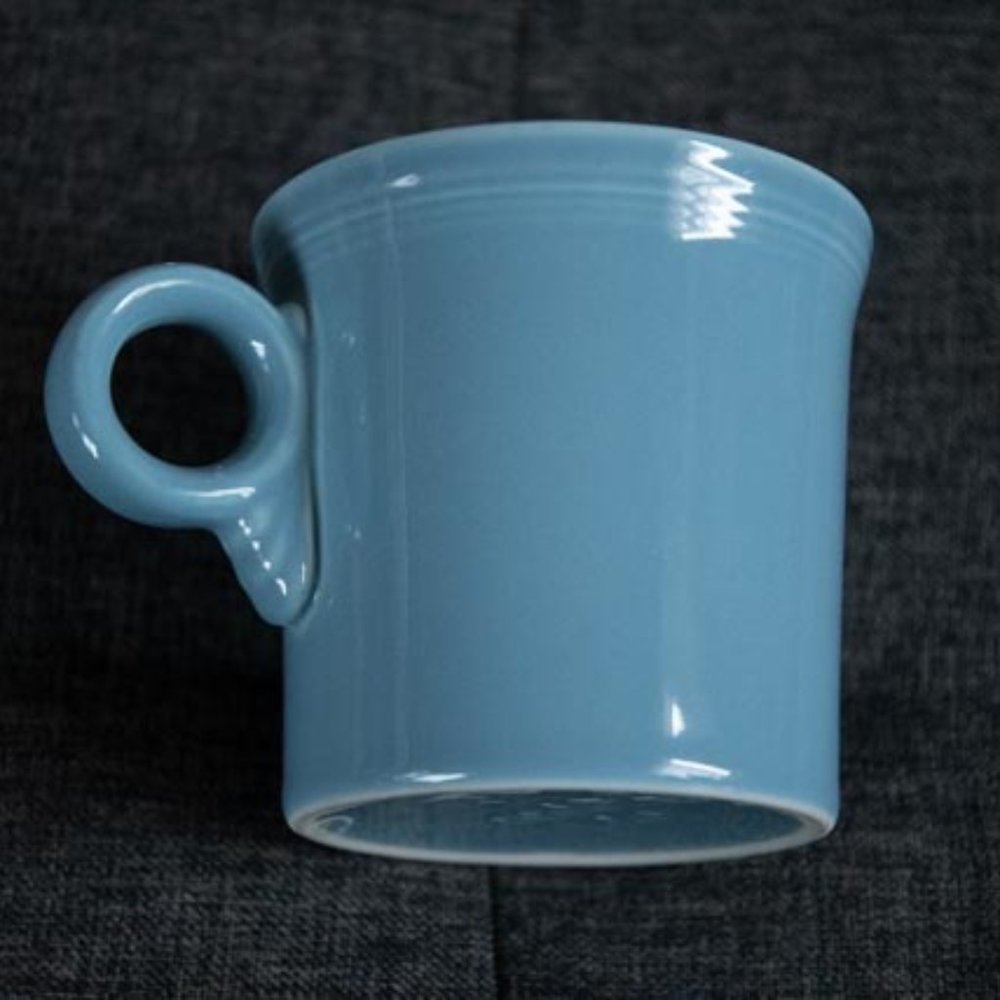 VIN Fiestaware Discontinued Periwinkle Ceramic Tom & Jerry Cup